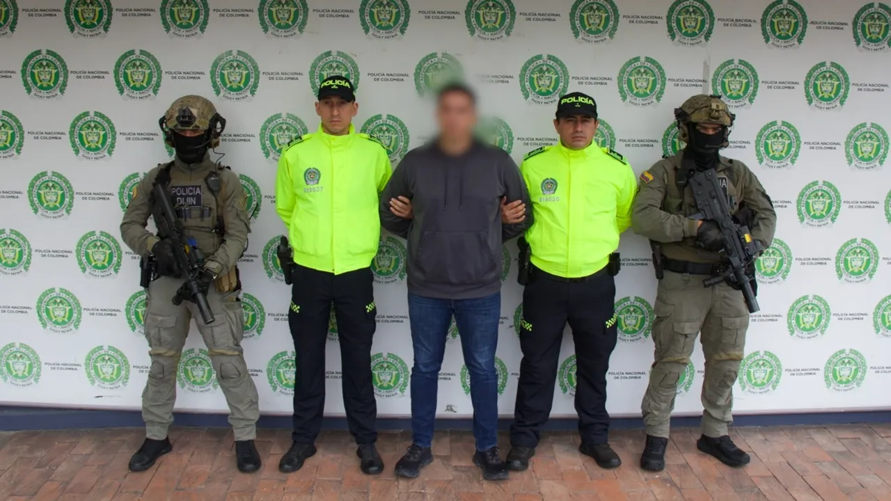 Alias Alex del cartel de Sinaloa fue capturado en Bogotá